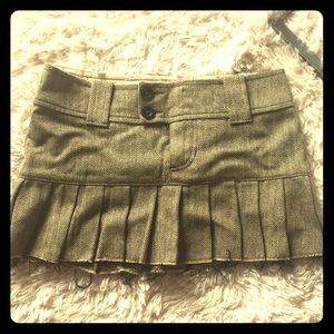 Abercrombie & Fitch Tweed Pleated mini Skirt